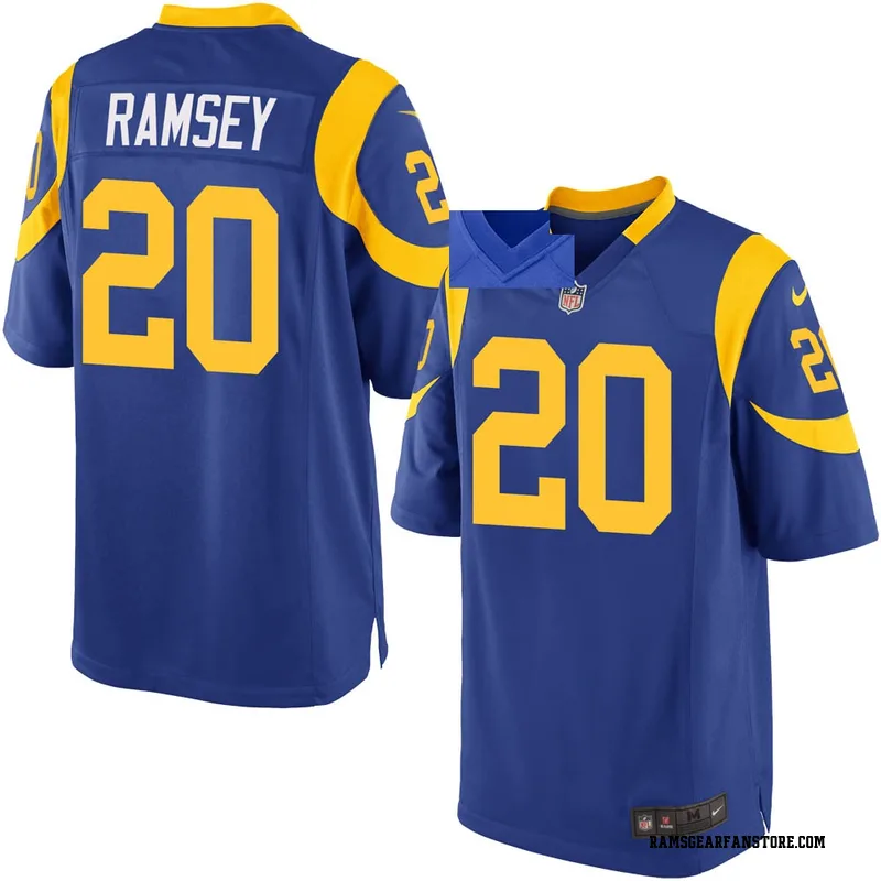 Nike Men's Nike Jalen Ramsey Royal Los Angeles Rams Player Game Jersey