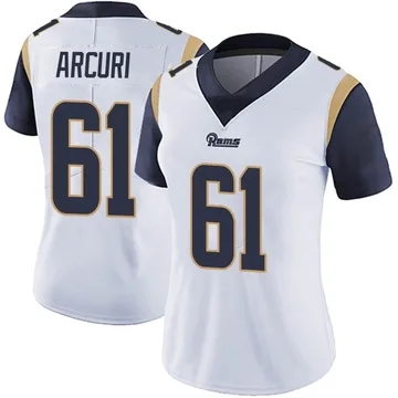 AJ Arcuri Men's Nike Los Angeles Rams Bone Custom Game Jersey - Yahoo  Shopping