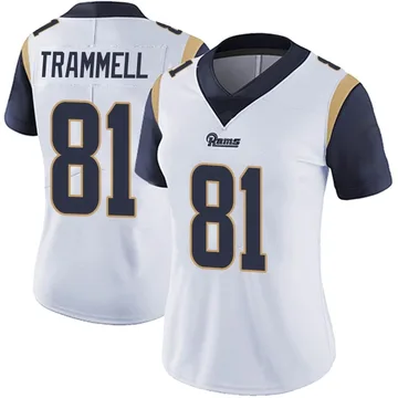 Austin Trammell Men's Nike Los Angeles Rams Bone Custom Game Jersey