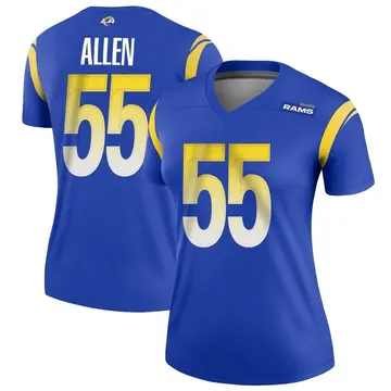 Nike Los Angeles Rams No55 Brian Allen Royal Blue Alternate Men's Stitched NFL Vapor Untouchable Limited Jersey