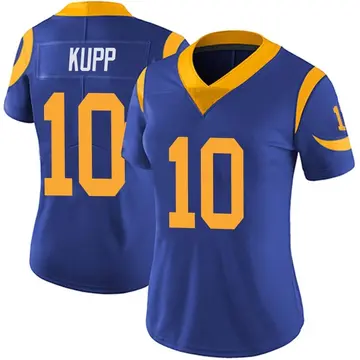 Buy the NWT Mens White Los Angeles Rams Cooper Kupp #18 NFL Football Jersey  Size S