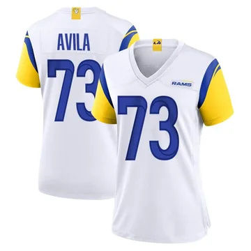 Women's Nike Steve Avila Royal Los Angeles Rams Home Game Jersey Size: Extra Large