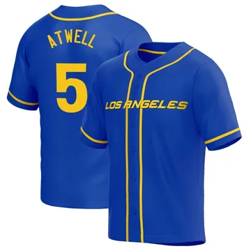 Men's Los Angeles Rams Tutu Atwell Nike Royal Home Game Jersey