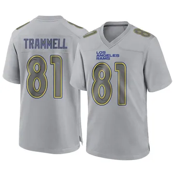 Austin Trammell Men's Nike Los Angeles Rams Bone Custom Game Jersey