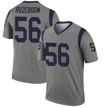 Christian Rozeboom Youth Nike Royal Los Angeles Rams Custom Game Jersey Size: Medium