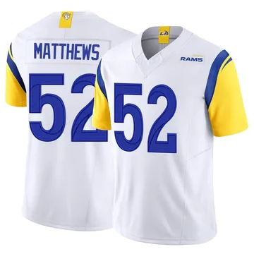 Los Angeles Rams Clay Matthews Vapor Untouchable Limited White