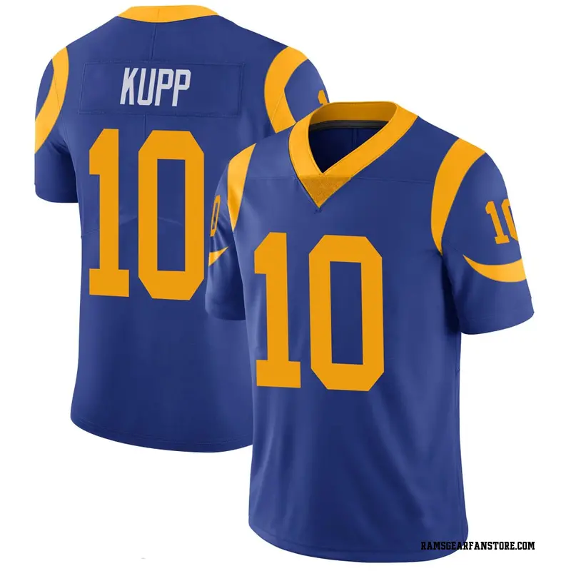 Youth Nike Los Angeles Rams Cooper Kupp Royal 100th Vapor Jersey - Limited