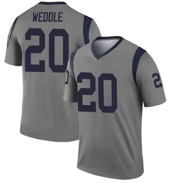Los Angeles Rams Eric Weddle Gold Color Rush Legend Jersey - Bluefink
