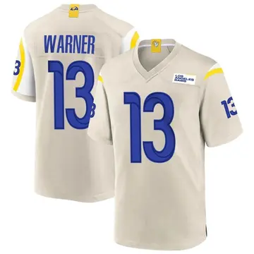 Los Angeles Rams Kurt Warner Retro Adidas Jersey Mens Large Blue