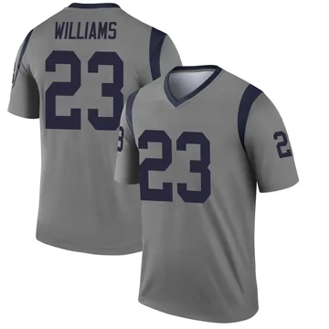 Men's Nike Kyren Williams White Los Angeles Rams Game Jersey Size: Large