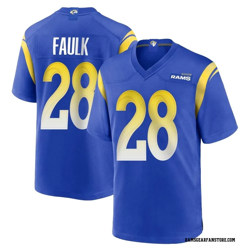 Youth Nike Los Angeles Rams Marshall Faulk Royal Alternate Jersey - Game