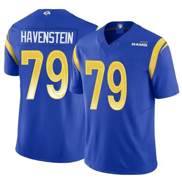 2021 Rob Havenstein Game Used Los Angeles Rams Blue Jersey – Rams