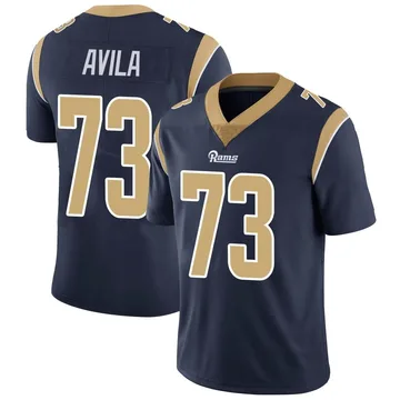 Women's Nike Steve Avila Royal Los Angeles Rams Home Game Jersey Size: Extra Large