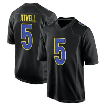 Men's Los Angeles Rams Tutu Atwell Nike Royal Home Game Jersey