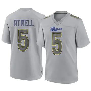 Tutu Atwell Rams stitched Royal / Bone / Rush Men Jersey