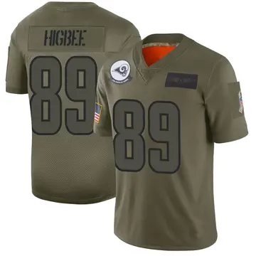 Los Angeles Rams Nike Game Alternate Jersey - White - Tyler Higbee - Mens