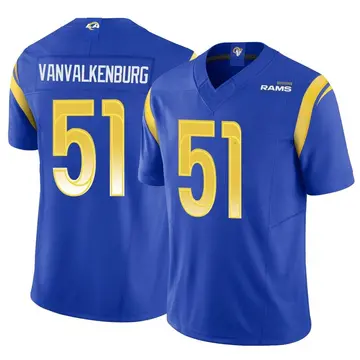 Youth Nike Royal Los Angeles Rams Custom Game Jersey